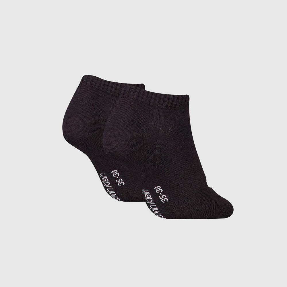 2 Pack Sneaker Monogram Sock - Black