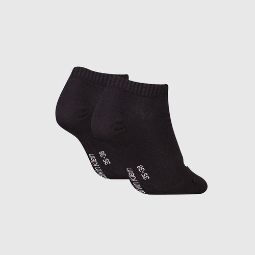 2 Pack Sneaker Monogram Sock - Black