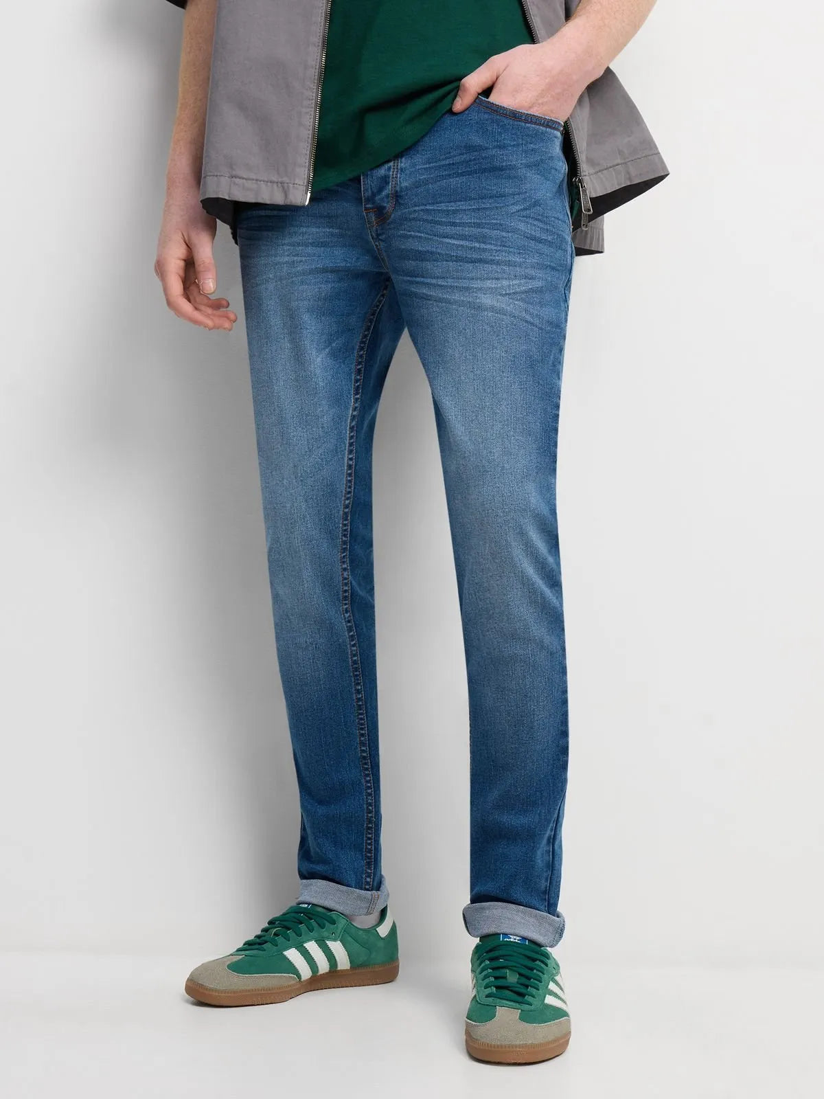 Redbat Men's Medium Blue Super Skinny Jeans Redbat