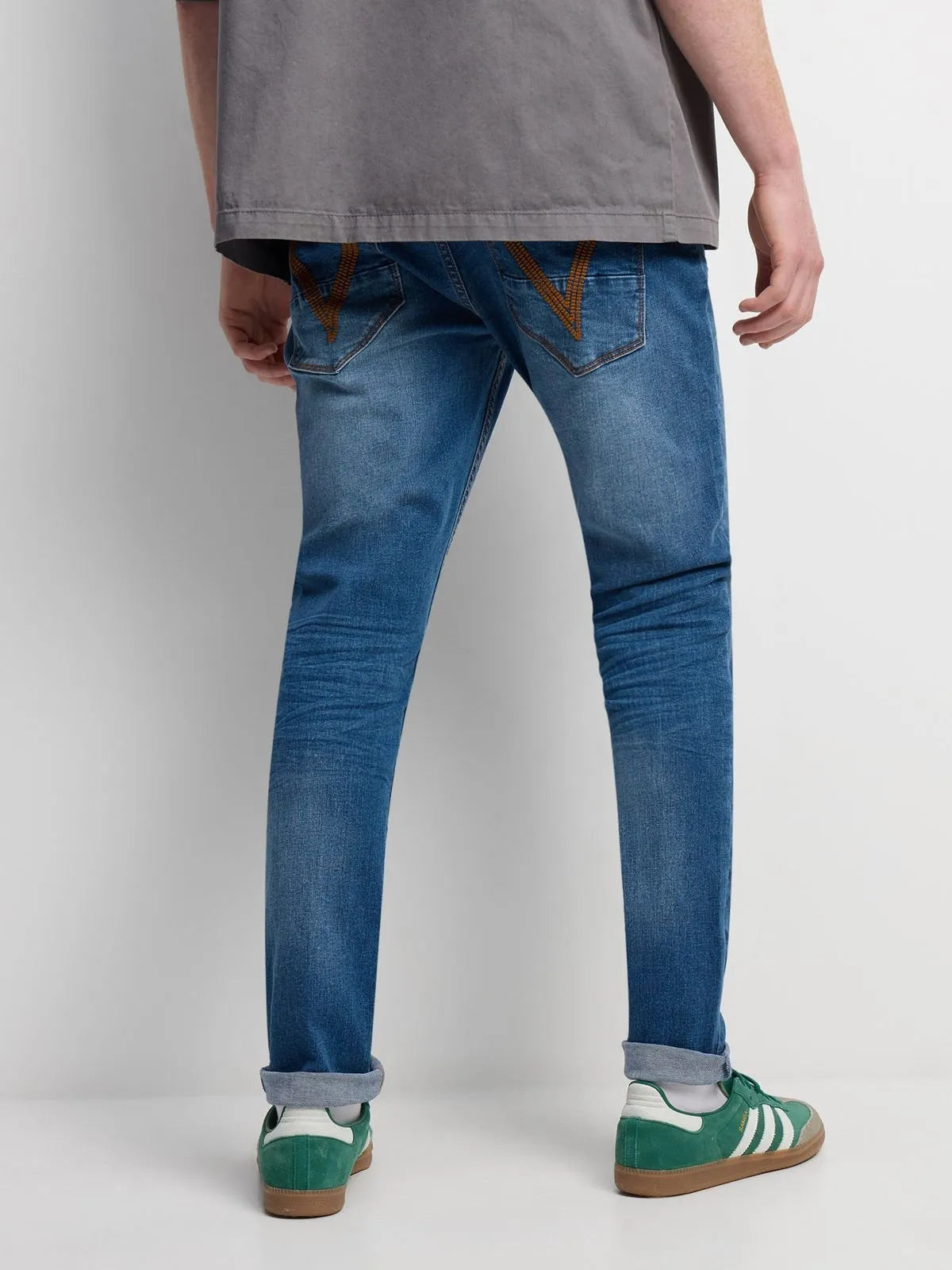 Redbat Men's Medium Blue Super Skinny Jeans Redbat