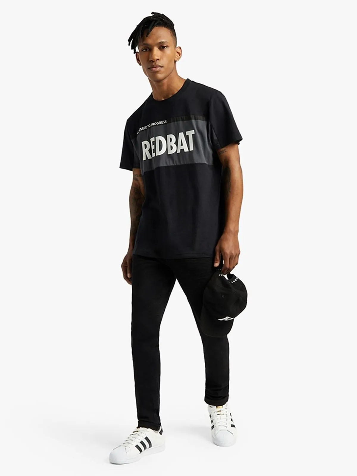 Redbat Men's Super Skinny Black Jeans Redbat