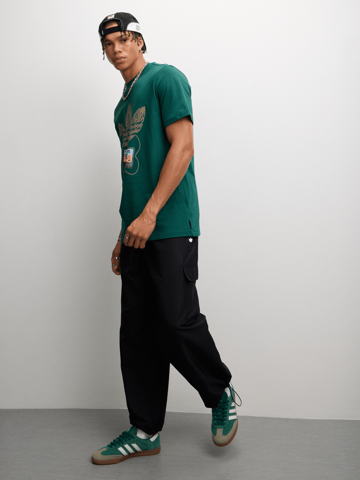 adidas Originals Men's Woven Black Pant adidas