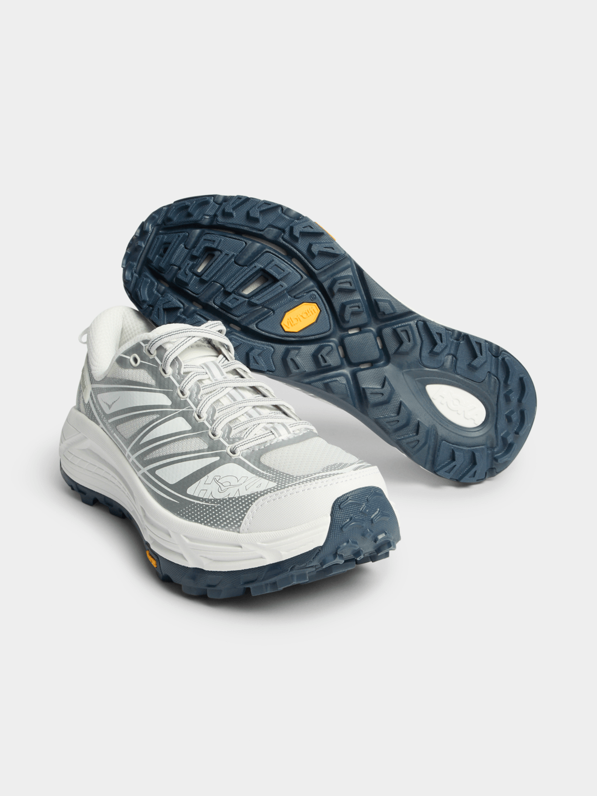 Hoka Men's Mafate Speed 2 White/Silver Sneaker