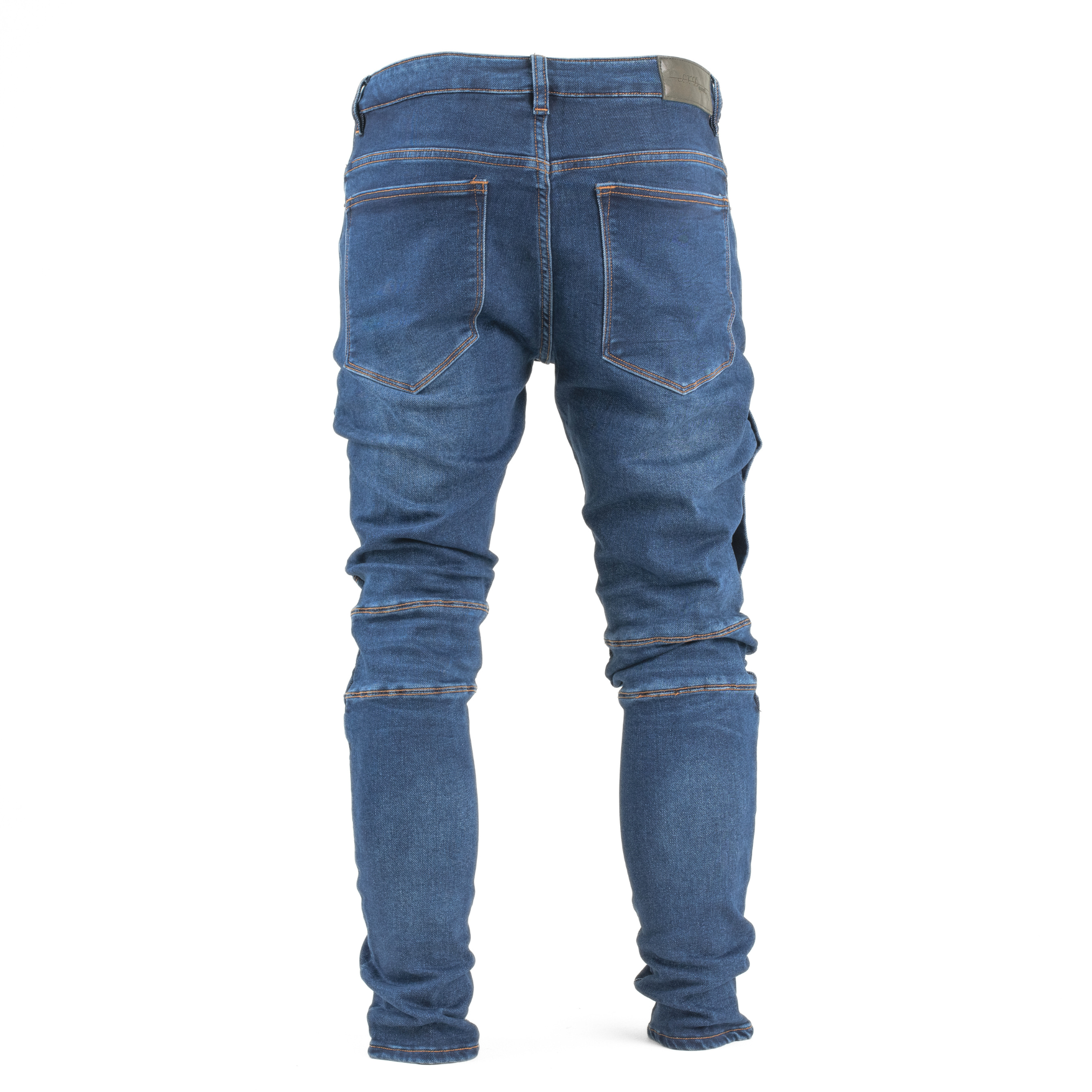 Blue Matrix Panel Skinny Jean (SC5017)