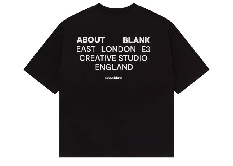about:blank Creative Studio T-shirt Black