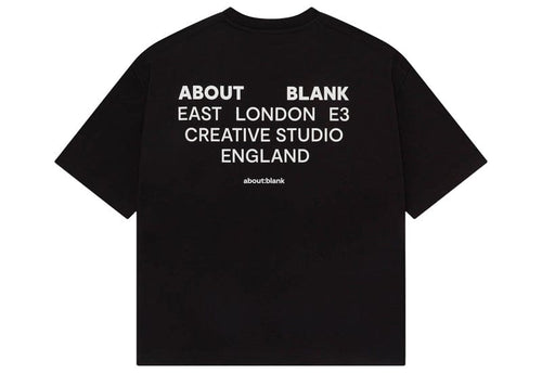 about:blank Creative Studio T-shirt Black