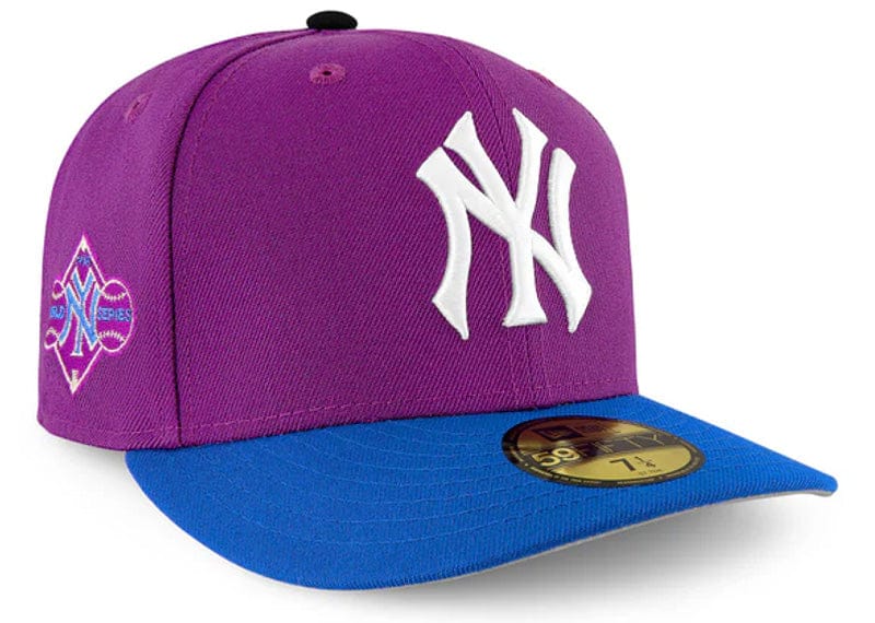 New Era New York Yankees Purple and Blue Fitted Hat 7 3/8