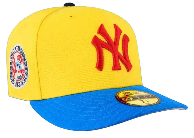 New Era New York Yankees Yellow and Varsity Blue 1949 World Series Fitted Hat 7 1/4